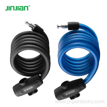 bicycle cable lock matte surface lock bike